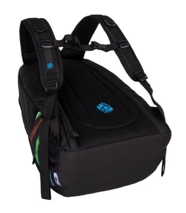 Superlekki plecak szkolny Bagmaster czarny w paski