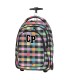 Plecak szkolny na kółkach CoolPack Target Pastel Check 1045