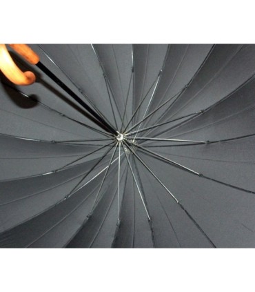 Ekskluzywna bardzo duży, mocny parasol Bugatti, czarna