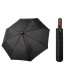 Automatyczna MOCNA parasolka XXL Doppler 125 cm CZARNA W KWADRATY