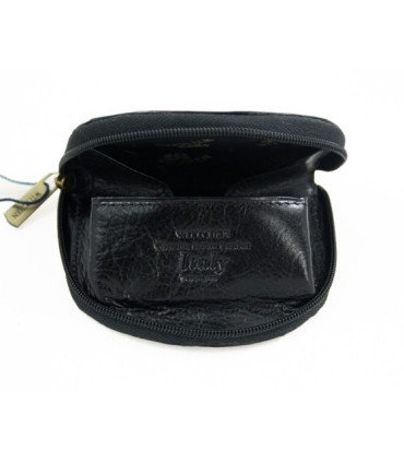 Portmonetka Wittchen bilonówka typu "piekiełko", kolor czarny