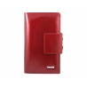 Klasyczny lakierowany portfel Nicole 60011 w kolorze czerwonym