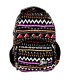 Dwukomorowy plecak szkolny St.Right 26 L, Zig Zag