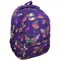 Dwukomorowy plecak szkolny St.Reet 24 L, Butterfly