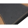 Męski skórzany poziomy portfel Pierre Cardin, czarny