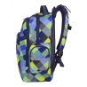 Młodzieżowy plecak szkolny CoolPack Brick 28 l, Blue Patchwork A497