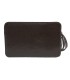 Męska skórzana saszetka w kolorze brązowym