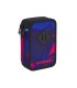 Potrójny piórnik z wyposażeniem, Coolpack Jumper 3, CRAZY PINK ABSTRACT A446