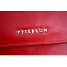 Długi portfel damski Peterson, czerwony