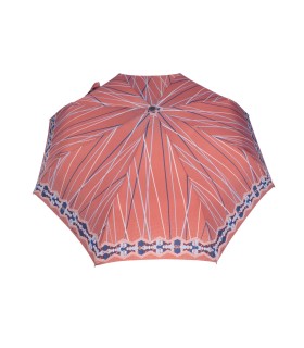 Automatyczna parasolka damska marki Parasol, brązowa w paski