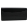 Skórzany lakierowany portfel Pierre Cardin w kolorze czarnym