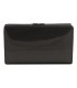 Skórzana lakierowana portmonetka Pierre Cardin w kolorze grafitowym