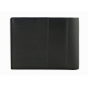 Męski poziomy skórzany portfel Valentini, czarny