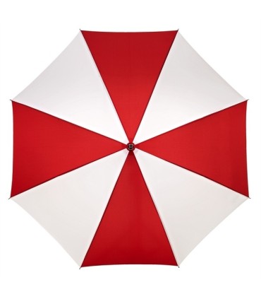 Parasolka automatyczna biało czerwona