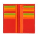 Skórzany portfel damski typu etui na karty DuDu®, czerwony + inne 