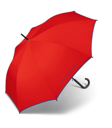 Automatyczna parasolka Benetton jednokolorowa z kontrastową obwódką