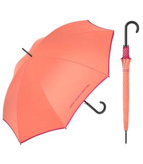Automatyczna parasolka Benetton jednokolorowa z kontrastową obwódką
