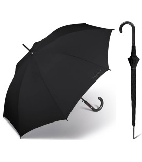 Klasyczna, damska, czarna parasolka Esprit 