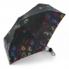 Mała, lekka parasolka Esprit w pięknej kosmetyczce metaliczne gwiazdki
