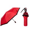 Automatyczna parasolka damska Carbon Steel z falbanką polskiej marki Parasol