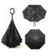 Parasol odwrócony "Revers" z podwójnym materiałem wzorzysty