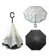 Parasol odwrócony "Revers" z podwójnym materiałem wzorzysty
