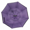 Parasol odwrócony "Revers" z podwójnym materiałem dwa kolory: czarny + inny
