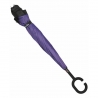 Parasol odwrócony "Revers" z podwójnym materiałem dwa kolory: czarny + inny