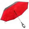 Parasol odwrócony "Revers" z podwójnym materiałem dwa kolory: czarny + inny