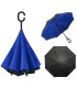 Parasol odwrócony "Revers" z podwójnym materiałem dwa kolory: czarny + inny