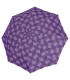 Wytrzymała AUTOMATYCZNA parasolka Doppler, fioletowa w fale z kropek