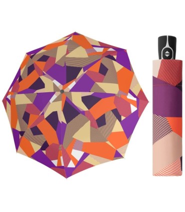 Wytrzymała AUTOMATYCZNA parasolka Doppler Fiber Magic wzorzysta