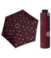 Parasolka damska do kieszeni lub torebki DOPPLER Fiber Havanna tylko 140 g, bordowa