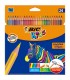 BIC Kids Eco Evolution Stripes Kredki ołówkowe Pudełko 24 szt.