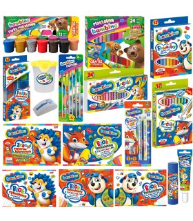 Wyprawka szkolna xxxl dla klas 0-3 Bambino 23 elementy