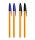 4 szt. x długopis BIC Orange Original Fine 0,8 mm: 2x niebieski i 2x czarny