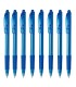 8 szt. x niebieski długopis 0.7mm Pentel