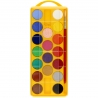 Farby akwarelowe Astra 18 kolorów średnica farbki 23,5 mm + pędzelek