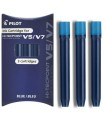 Naboje do cienkopisu PILOT V5 CARTRIDGE SYSTEM 3 szt. niebieskie
