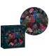 PUZZLE 500 elementów okrągłe ROUND SECRET GARDEN ogród pawie INTERDRUK