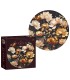 PUZZLE 500 elementów okrągłe ROUND FLOWERS KWIATY INTERDRUK