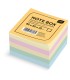 Kostka biurowa nieklejona karteczki w 5 kolorach, 85x85x35 mm 250 szt INTERDRUK