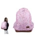 Dwukomorowy plecak szkolny St.Right, Blossom BP47