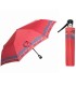 Automatyczna parasolka damska marki Parasol, skórzana rączka