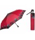 Automatyczna parasolka damska marki Parasol, skórzana rączka