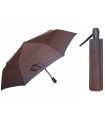 Automatyczny elegancki parasol męski marki Parasol, Carbon Steel, brązowy w jodełkę