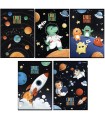 5x ZESZYT TOP 2000 A5 16 KARTEK SPACE ADVENTURE TRZYLINIA KAŻDY INNY