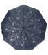 Automatyczna parasolka damska Tiros w srebrna krople, granatowa