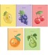  5x ZESZYT TOP 2000 A5 16 KARTEK HAPPY FRUITS KRATKA KAŻDY INNY