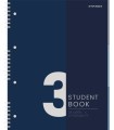 KOŁOZESZYT A4 100/K STUDENT BOOK 3 PRZEDMIOTY TOP 2000 granatowy